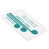 Eenvoudige Deco Chic sparen de Magnet van de Datum Magneet (Rechterzijde)