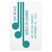 Eenvoudige Deco Chic sparen de Magnet van de Datum Magneet (Verticaal)