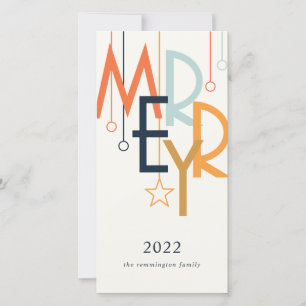 Eenvoudige Deco Vintage Nieuwjaar Modern