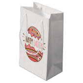 Eenvoudige decoratieve paaseieren | Gift Bag Klein Cadeauzakje (Achterkant Gekanteld)