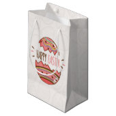 Eenvoudige decoratieve paaseieren | Gift Bag Klein Cadeauzakje (Voorkant Gekanteld)