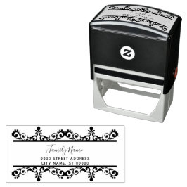 Eenvoudige Decoratieve Zelf Inking Rubber Stamp Zelfinktende Stempel