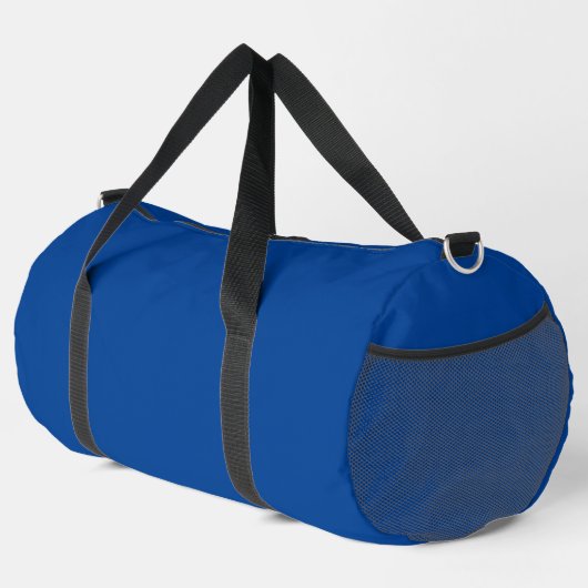 Eenvoudige Deep Blue Grote Duffel Tas Gedrukt D.Ba (Rechterhoek)