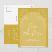 Eenvoudige Delicate Arch Wedding Invitation Briefk Briefkaart (Voorkant / Achterkant)