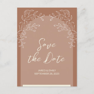 Eenvoudige Delicate Arch Wedding Invitation Briefk Briefkaart