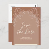 Eenvoudige Delicate Arch Wedding Invitation Briefk Briefkaart (Voorkant / Achterkant)