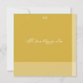 Eenvoudige Delicate Boog Stijl Trouwbedankkaart Bedankkaart (Achterkant)