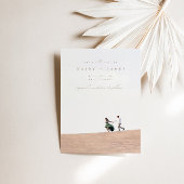 Eenvoudige delicate foto Bewaar de datum