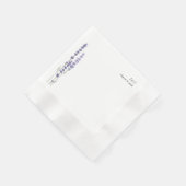 Eenvoudige delicate Franse lavendel bruiloft Servet (Hoek)