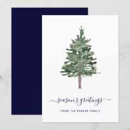 Eenvoudige den feestdagenkaart