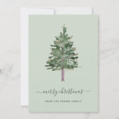 Eenvoudige den feestdagenkaart (Voorkant)