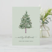 Eenvoudige den feestdagenkaart (Staand voorkant)