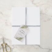 Eenvoudige dennen, kerstcadeau Label Cadeaulabel (Met Touw)