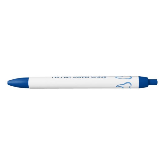 Eenvoudige Dentist-promotie Blauwe Inkt Pen (Voorkant)