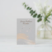 Eenvoudige Designer Sieraden Oorbel Houder Display Visitekaartje (Staand voorkant)