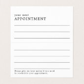 Eenvoudige designkaart visitekaartje (Binnenkant ongevouwen)