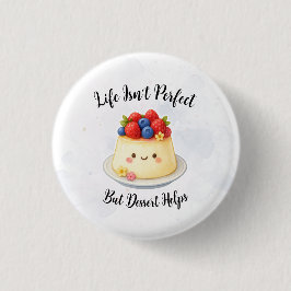 Eenvoudige dessertknop ronde button 3,2 cm