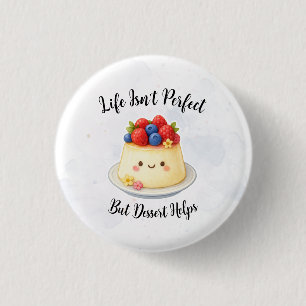 Eenvoudige dessertknop ronde button 3,2 cm