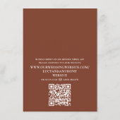 Eenvoudige details van de tijdlijn voor het huweli informatiekaartje (Achterkant)