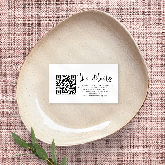 Eenvoudige details van het kleurendriksysteem QR-c Informatiekaartje