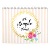 Eenvoudige dingen. kalender (Hoes)