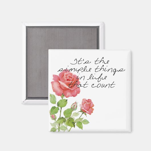 Eenvoudige dingen magneet (Voorkant / Achterkant)