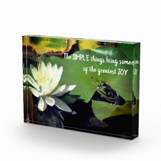 Eenvoudige dingen van Inspirerend prijsopgave Fotoblokken (Rechts)