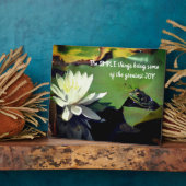 Eenvoudige dingen van Inspirerend prijsopgave Fotoplaat (Zijkant)