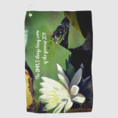 Eenvoudige dingen van Inspirerend prijsopgave Golfhanddoek (Voorkant)