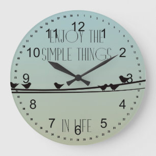 Eenvoudige dingen Vogels Grote Klok