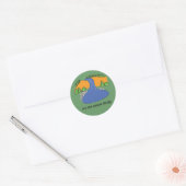 Eenvoudige dingen - Waterval Ronde Sticker (Envelop)