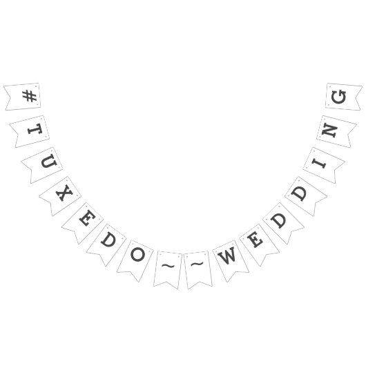 Eenvoudige DIY Wedding Bunting Flags Vlaggetjes (Alle)