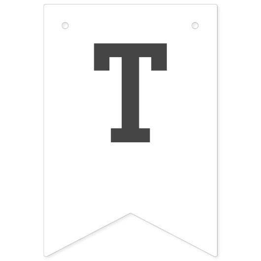 Eenvoudige DIY Wedding Bunting Flags Vlaggetjes (Tweede vlag)