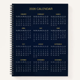 Eenvoudige Doch Elegante 2026 Agenda |