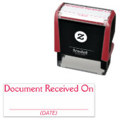 Eenvoudige "Document Ontvangen Op" Stempel (In situ)
