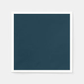 Eenvoudige donkerblauwe feestelijke party servet (Voorkant)