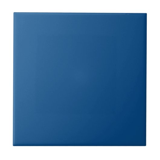 Eenvoudige Donkere Blauwe Tile 2 Tegeltje (Voorkant)