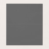 Eenvoudige donkere metalen textuur visitekaartje (Binnenkant ongevouwen)