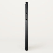 Eenvoudige donkergrijze metalen achtergrond Case-Mate iPhone case (Achterkant/rechts)