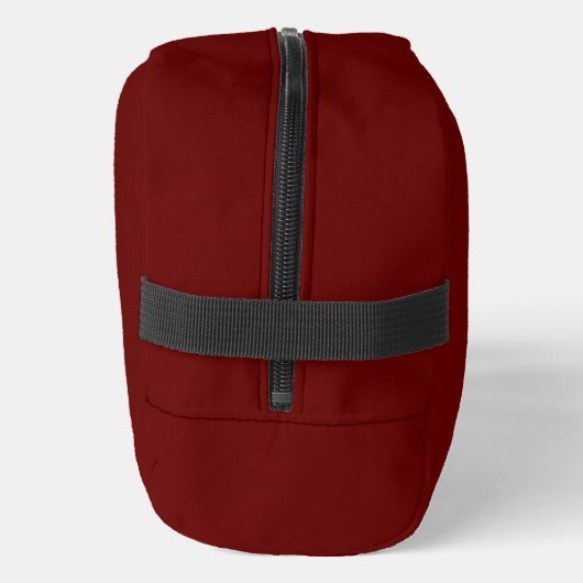 Eenvoudige donkerrode Authority® Toilettasje (Links)