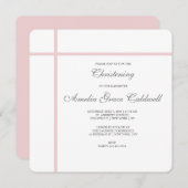 Eenvoudige doop kaart (Voorkant / Achterkant)