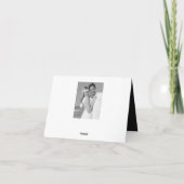 Eenvoudige Doos 4 van het Monogram het Multi Bedankkaart (Achterkant)