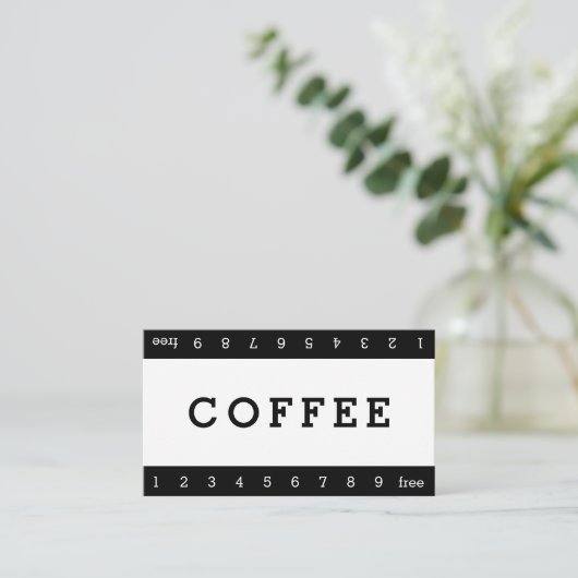 Eenvoudige 'Double Horizon Loyalty Coffee Punch'-k (Staand voorkant)