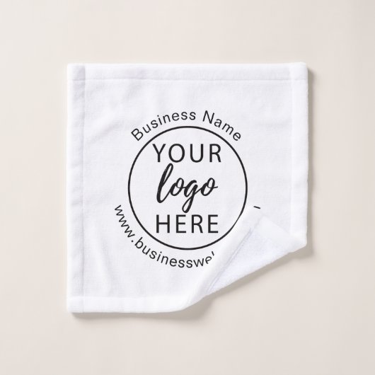 Eenvoudige doucheset met bedrijfslogo bad handdoek (Wasdoekje)