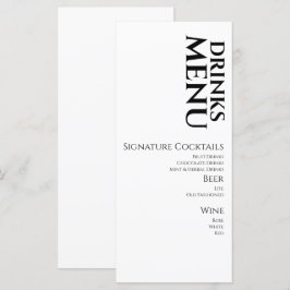Eenvoudige drankjes Cocktail Wijn Trouw Menu