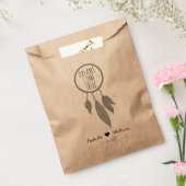 Eenvoudige Dreamcatcher bruiloft Bedankzakje (Gezegeld)