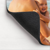 Eenvoudige drie foto beste vader ooit muismat (Hoek)