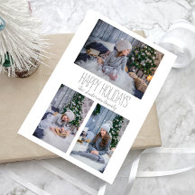 Eenvoudige Drie Foto Familie