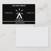 Eenvoudige Drone Blue Aeronautical Chart Pilot Visitekaartje (Voorkant / Achterkant)