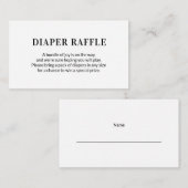 Eenvoudige druppelaar informatiekaartje (Voorkant / Achterkant)